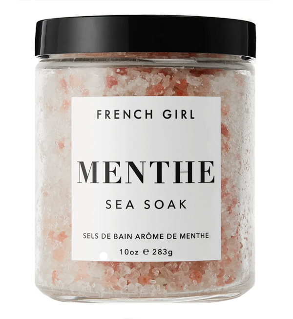 Mint Sea Soak Enlivening Bath Salts - French Girl Organics 